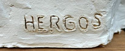 HERGOS (1955)
Poseidon
White patinated terracotta....