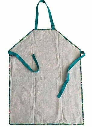 HERMÈS 
Vintage apron decorated with tree...