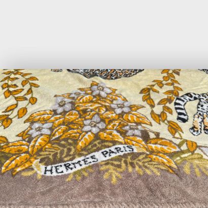 HERMÈS 
Towel / Sheet / Beach mat in vintage...