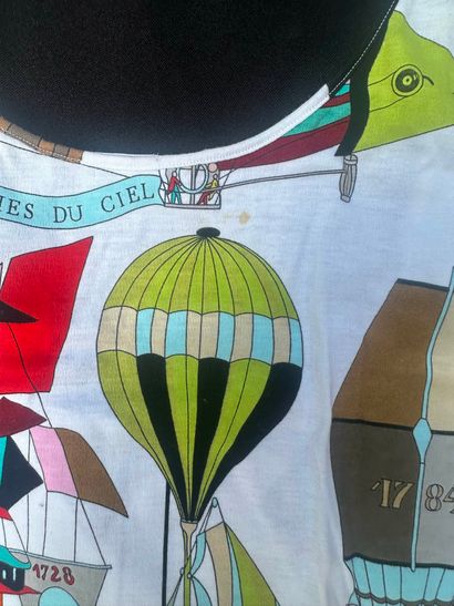 HERMÈS
Polychrome cotton tank top decorated...
