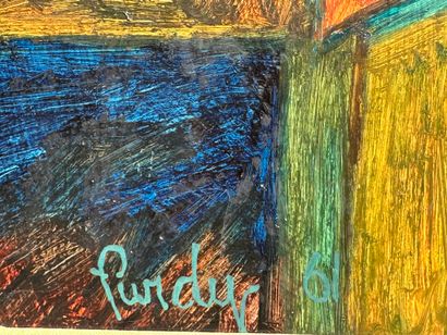 Donald Roy PURDY (1924-2016) 
Woman near...
