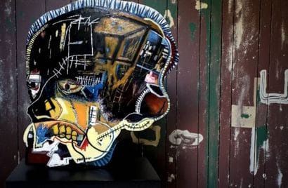 Jean Michel BASQUIAT (1960-1988), after
Skull...