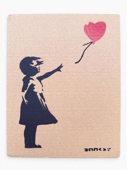 BANKSY (1974), based on 
Balloon Girl (I)
Black...