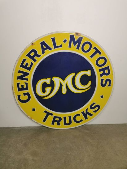 Enameled sheet metal advertising plate for...