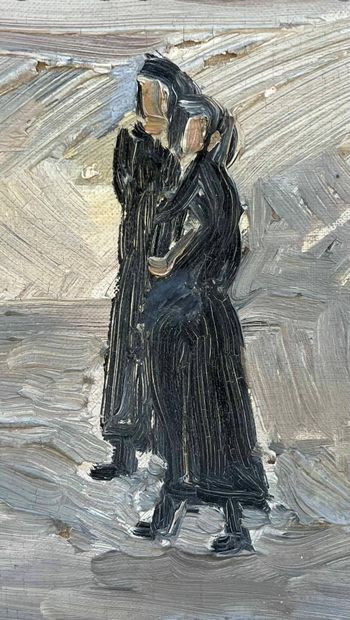 Andrée BIZET (1888-1970) 
Montmartre
Oil...