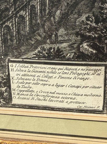 Giambattista PIRANESI (1720-1778) 
Veduta...