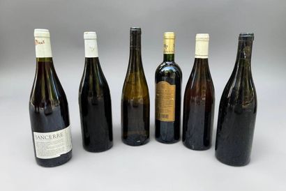 Set of 6 bottles of wine :
-1 bottle Chassagne-Montrachet...
