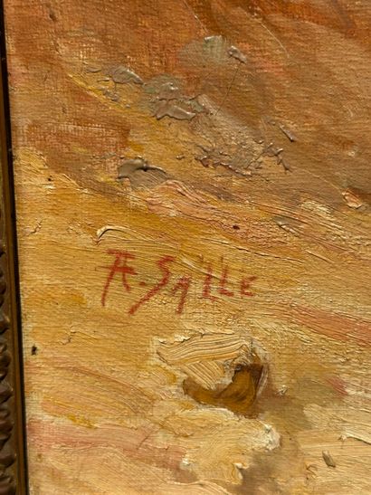 A. SALLE / 19th century Orientalist school
Zouave...