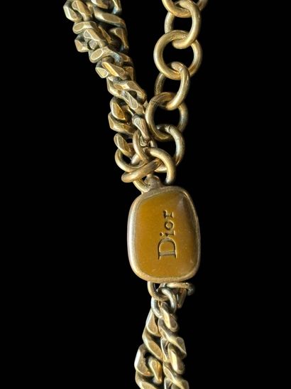 Christian DIOR
Long necklace with two rows...