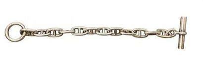 HERMÈS
Rare Hermès Chaine d'Ancre GM12 bracelet...