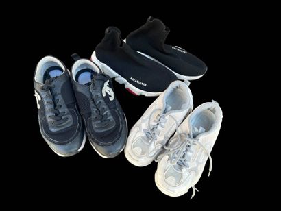 CHANEL AND BALENCIAGA
-A pair of Coco CHANEL...