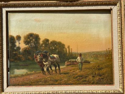Alphonse RUY (1853-1920)
Towpath
Oil on canvas....