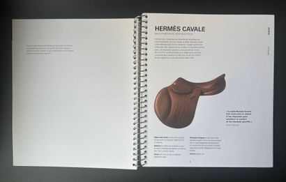 HERMÈS
Lot including a riding catalog and...