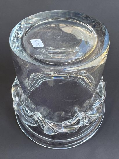 DAUM
Ice bucket with flared neck
Signed
24...