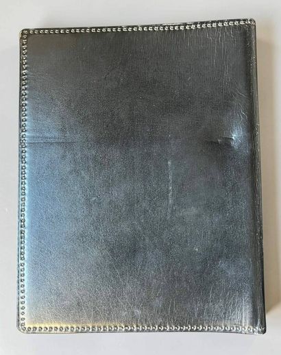 HERMÈS Paris
Smooth black leather directory...