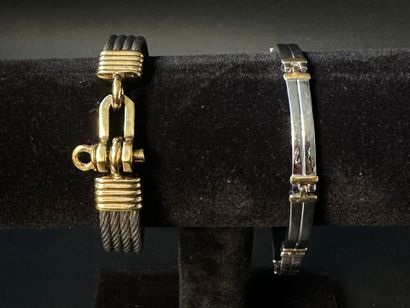 FRED, in the style of
Two bracelets in steel...