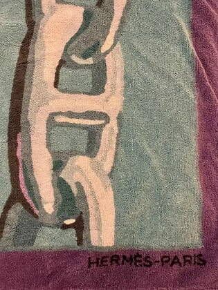 HERMÈS 
Towel / Sheet / Beach mat in vintage...