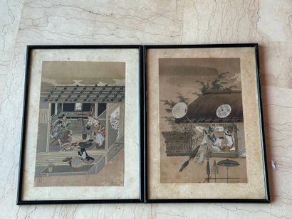 Utagawa HIROSHIGE (1797-1858), after
Three...