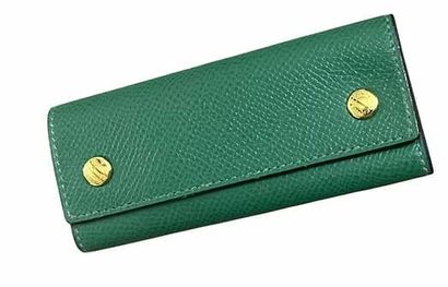 HERMÈS 
Epsom leather key ring. 
*Sold by...