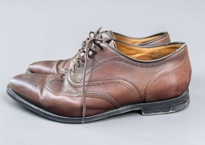 CHURCH'S 
Pair of brown leather loafers for...