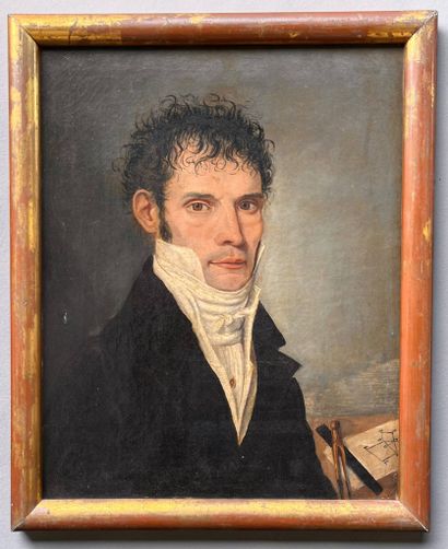 19th century school 
Portrait of an architect...