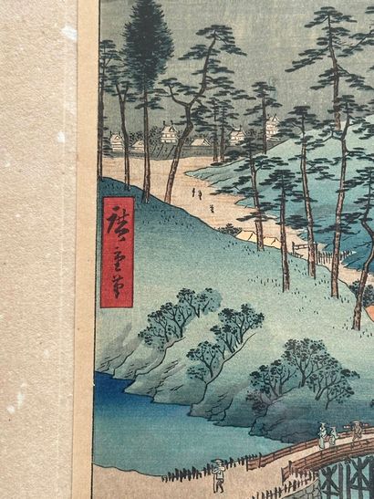 Utagawa HIROSHIGE (1797-1858), after
Three...