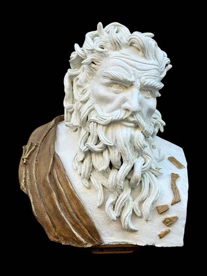 HERGOS (1955)
Poseidon
White patinated terracotta....