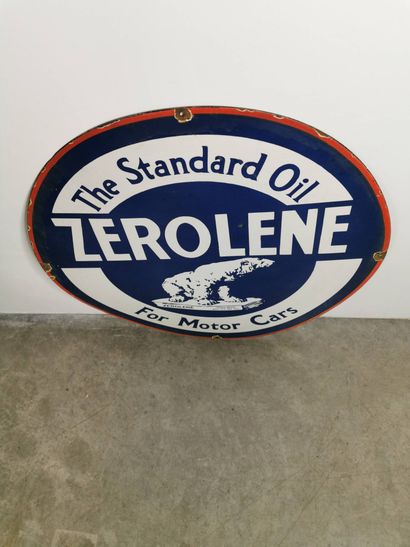Enameled sheet metal advertising plate for...