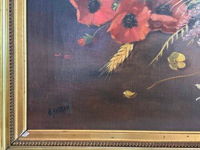 Louis LARTIGAU (XIX-XX) 
Still life with...