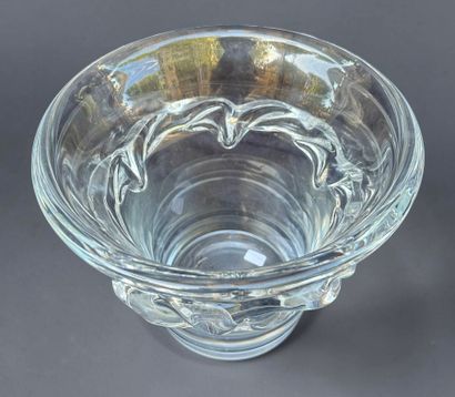 DAUM
Ice bucket with flared neck
Signed
24...
