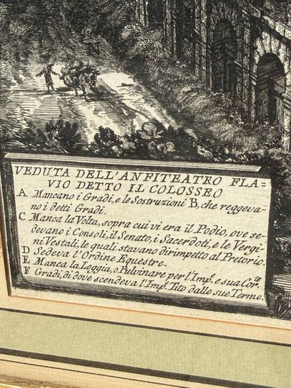 Giambattista PIRANESI (1720-1778) 
Veduta...