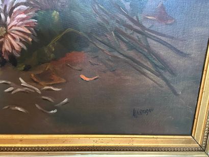 Louis LARTIGAU (XIX-XX) 
Still life with...