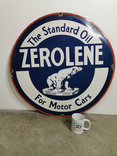 Enameled sheet metal advertising plate for...