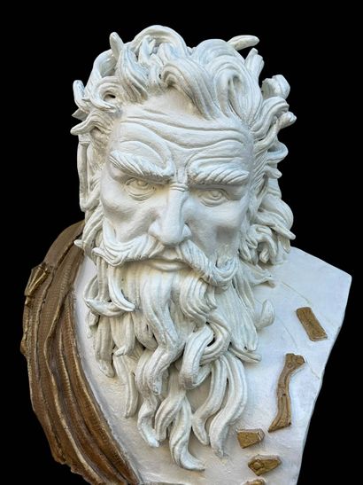 HERGOS (1955)
Poseidon
White patinated terracotta....