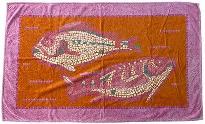 HERMÈS 
Towel / Sheet / Beach mat in Hermès...
