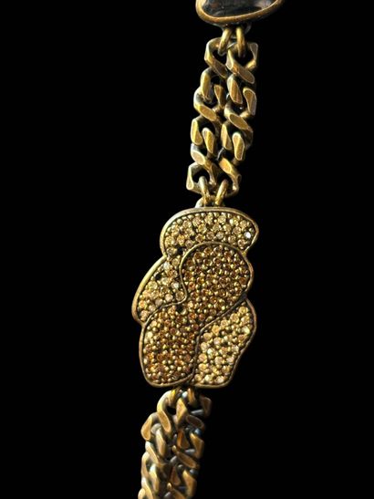 Christian DIOR
Long necklace with two rows...