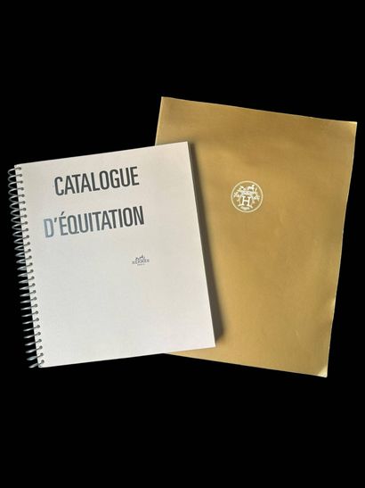 HERMÈS
Lot including a riding catalog and...