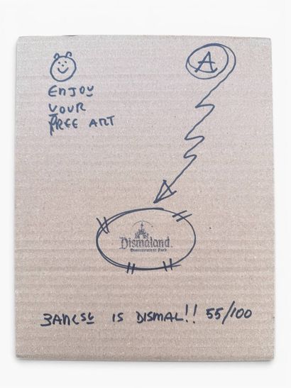BANKSY (1974), based on 
Balloon Girl (II)
Stencil...