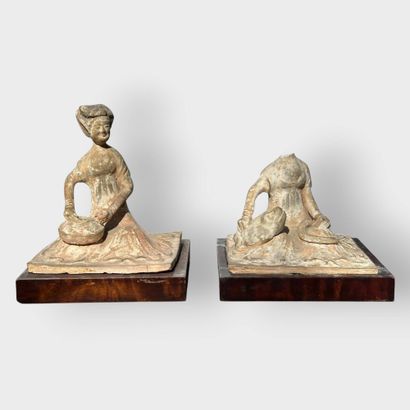 China, Tang style
Mingqi in terra cotta with...