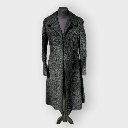 Christian DIOR, Attributed to
Black astracan...