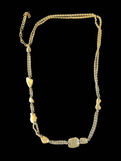 Christian DIOR
Long necklace with two rows...