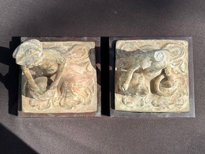 China, Tang style
Mingqi in terra cotta with...