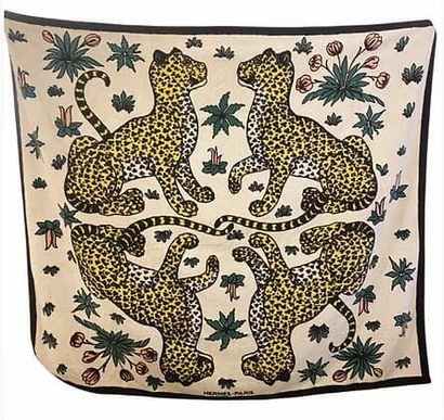 HERMÈS Towel / Sheet / Beach mat in Double...