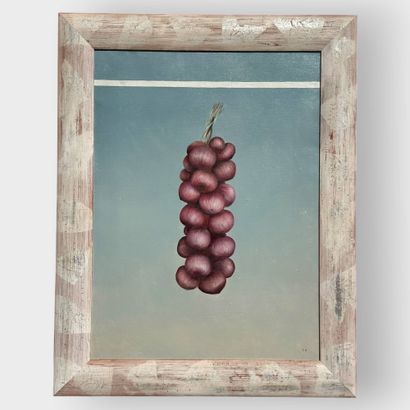E.D.
The bunch of onions
Oil on canvas. Monogrammed...