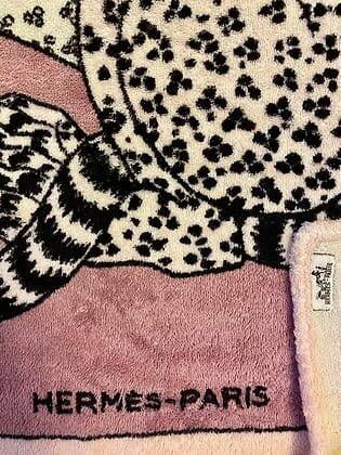 HERMÈS 
Towel / Sheet / Beach mat in vintage...