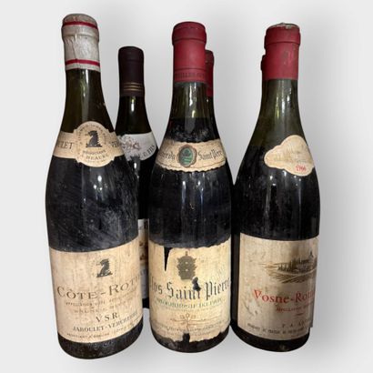 Batch of 10 Bottles -
3x Vosne Romanée 1966...