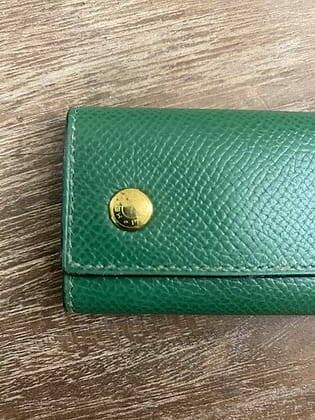 HERMÈS 
Epsom leather key ring. 
*Sold by...