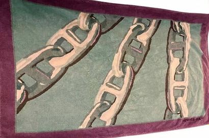 HERMÈS 
Towel / Sheet / Beach mat in vintage...