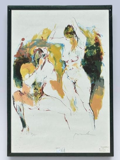 František MERTL (1930) dit FRANTA
Couple
Lithographie...