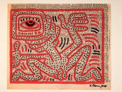 Keith HARING (1958-1990), d'après
Dessin...
